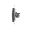 Prise téléphonique double RJ12 (module) anthracite (métallique)