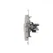 Prise téléphonique double RJ12 (module) blanc