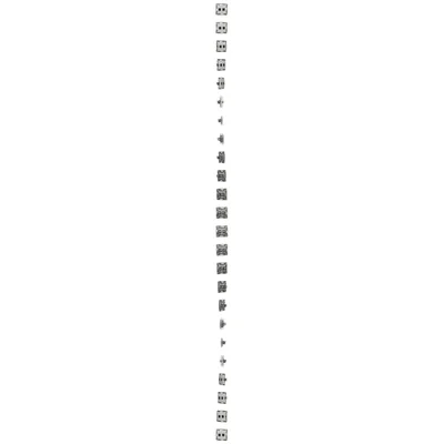 Prise téléphonique double RJ12 (module) blanc