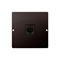 Prise téléphonique RJ11 avec parafoudre (module) chocolat mat