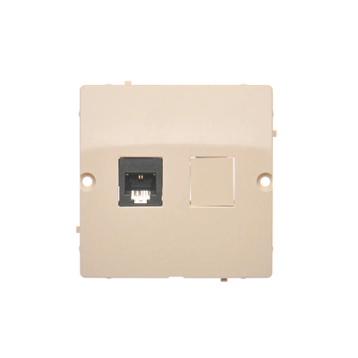 Prise téléphonique RJ11 (module) beige