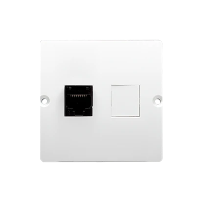 Prise téléphonique RJ12 (module) blanc