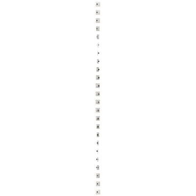 Prise téléphonique RJ12 (module) blanc