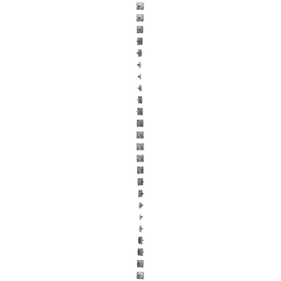 Prise téléphonique RJ12 simple (module) argent (métallique)