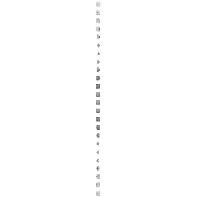 Prise TV-DATA deux ports de sortie type "F" (module) blanc