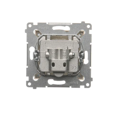 Prise TV-DATA deux ports de sortie type "F" (module) crème