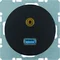 Prise USB R.1/R.3/jack 3,5 mm noir brillant