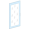 Prisma enclosures transparent door 11 modules IP55