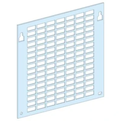 Prisma-Schaltanlage, perforierte Montageplatte, 4 Module, 200 mm