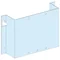Prisma switchboards fixed vertical mounting plate for Compact NSX-INS250