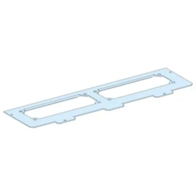 Prisma switchboards metal plate with cut-outs for wall or floor-standing enclosure