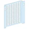 Prisma switchboards perforated mounting plate 4 modules 250mm