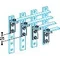 Prisma switchboards set of 4 angle bars 250A