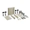 Prisma switchboards side compartment for 9-module 300mm wall-mounted enclosure
