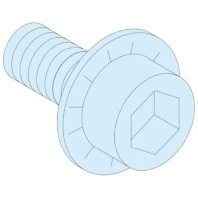 Prisma switchgear set of 20 screws for Powerclip rails