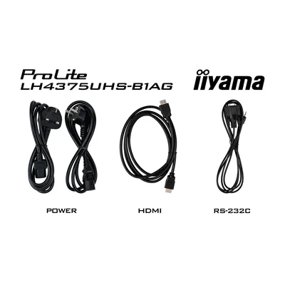 Profesjonalny monitor Digital Signage iiyama ProLite LH4375UHS-B1AG 43” 4K UHD IPS LED, 24/7, Android, iiSignage²