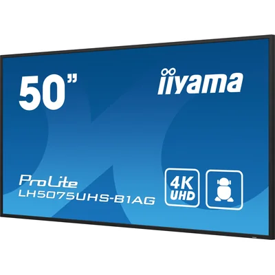 Profesjonalny monitor Digital Signage iiyama ProLite LH5075UHS-B1AG 50” 4K UHD IPS LED, 24/7, Android, iiSignage²