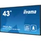 Professional Digital Signage Monitor iiyama ProLite LH4375UHS-B1AG 43” 4K UHD IPS LED, 24/7, Android, iiSignage²