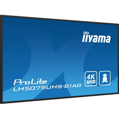 Professional Digital Signage monitor iiyama ProLite LH5075UHS-B1AG 50” 4K UHD IPS LED, 24/7, Android, iiSignage²