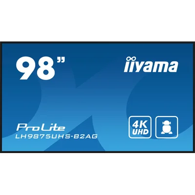 Professional Digital Signage monitor iiyama ProLite LH9875UHS-B2AG 98” 4K UHD IPS LED, 24/7, Android, iiSignage²