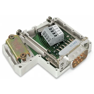 PROFIBUS konektor s 9pinovým D-Sub konektorem, světle šedý 750-960