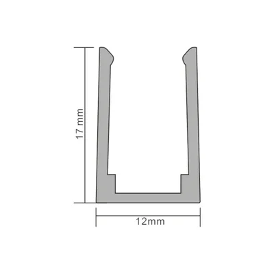 PROFIL ALUMINIOWY ANODOWANY 100cm DO NEONU LED 10x22mm