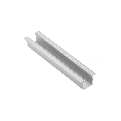 PROFIL ALUMINIOWY LED Z KOŁNIERZEM GLAX MINI WYSOKI 12,5mm SILVER 2m (WPUSZCZANY)