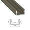 Profil LED Natynkowy A, 202cm, aluminiowy, srebrny anodowany