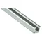 Profilé C encastré à LED (profond), longueur 202 cm, aluminium anodisé argent