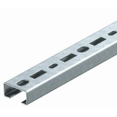 Profile rails. 1268 sl zinc steel, 1268 L 2M FS