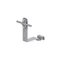 Profiled tile holder, straight screw pattern 33, height 10cm, hot-dip galvanized