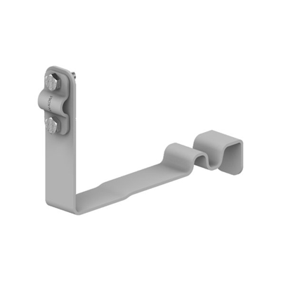 Profiled tile holder with a screw H=10 cm, hot-dip galvanized