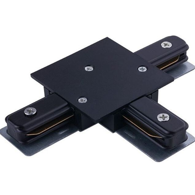 PROFILES RECESSED T-CONNECTOR BLACK