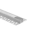Profilo anodizzato GN02 per montaggio superficiale + copertura lattiginosa 2m