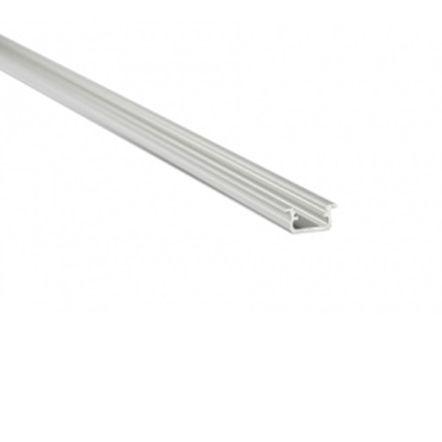 Profilo LED da incasso A, 202 cm, alluminio, anodizzato argento