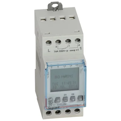 PROGRAMADOR DIGITAL SEMANAL DE 2 CANALES D22