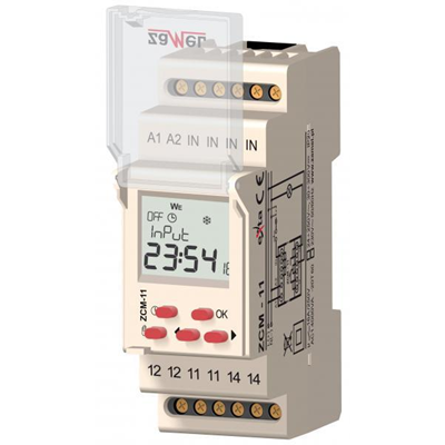 Programmateur hebdomadaire 1 canal 230V AC TYPE : ZCM-11