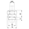 Progress GFK Multi polyamide cable gland M32x1.5 3 x fi7.0-9.0mm thread length 15mm