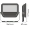 PROJECTEUR 30 W projecteur LED 30W 3600lm 6500K CW IP65 noir