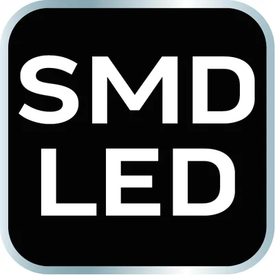Projecteur double LED SMD 2 x 50 W, 8 500 lm, 230 V, sur pied de 1,8 m