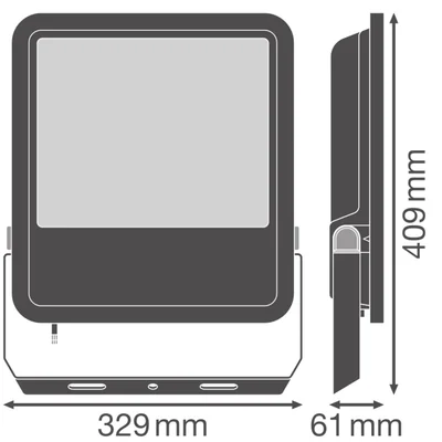Projecteur FLOODLIGHT 250 167W 25KLM 840 PS SY100 BK