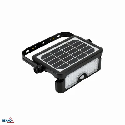 Projecteur solaire LED SOLEN 5W 500LM 4000K IP65 Noir PIR