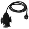 Prolunga a 3 vie, 3x2P+Z in gomma nera H05RR-F 3x2,5mm² - 10m IP-44, con spina dritta stampata UNISCHUKO 250~/16A PS3-3010G-2.5