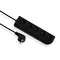 Prolunga portatile a 5 vie, 5x2P+Z nera 250V~/10A 3x1mm² PVC - 5m con spina angolata sagomata UNISCHUKO, economica