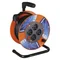 Prolunga retrattile 15 m / 4 prese / rossa / PVC / 230 V / 1 mm2