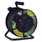 Prolunga retrattile da giardino 25 m / 4 gn / nera / gomma-neoprene / 230V / 2,5 mm2