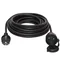 Prolunga singola, 1x2P+Z in gomma nera H05RR-F 3x2,5mm² - 10m 250V~/16A IP-44 PSK-1010G-2.5