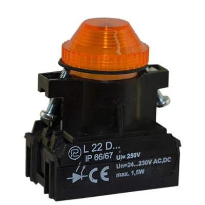 PROMET Lampe L22WD/24V-230V gelb