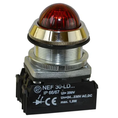 PROMET NEF30 strobe lamp 24V-230V red