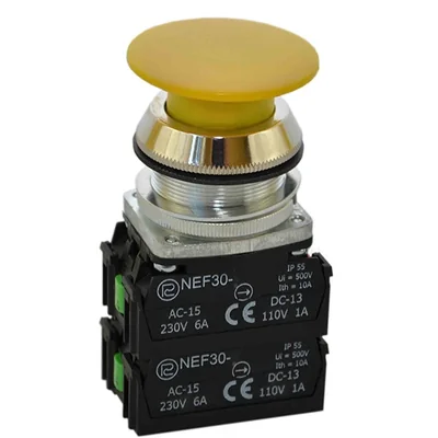 PROMET Przycisk NEF30-D2X2Y/W3 żółty